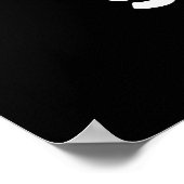 Doe het schimmeltje van de epic pig donker BG Poster (Hoek)