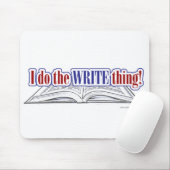 Doe het Schrijven ding Mousepad Muismat (Met muis)