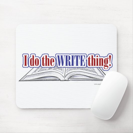 Doe het Schrijven ding Mousepad Muismat (Met muis)