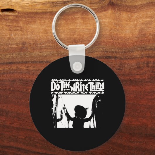 Doe het schrijven ding PT132 Sticker Sleutelhanger (Voorkant)