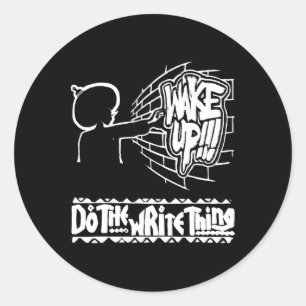 Doe het schrijven ding PT136 Sticker