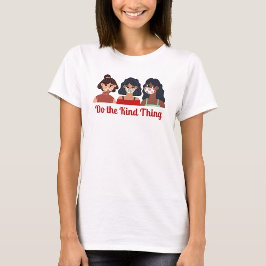 Doe het soort ding - het Shirt van het Bewustzijn (Voorkant)