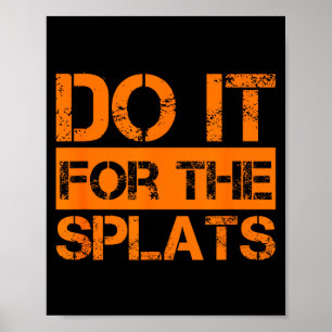 Doe Het Spatten Fitness Motivatie Poster