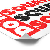 Doe het. Squat, Squat, Squat | stijl Poster (Hoek)