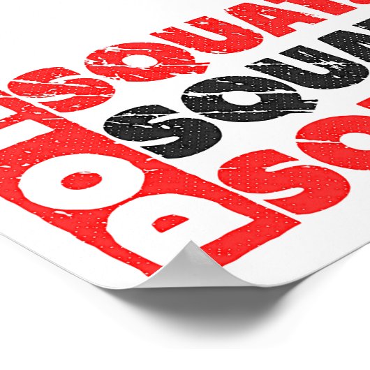 Doe het. Squat, Squat, Squat |  stijl Poster (Hoek)