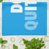 DOE HET (STOP NIET) - Motivatie Theedoek (Gevouwen)