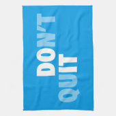 DOE HET (STOP NIET) - Motivatie Theedoek (Verticaal)