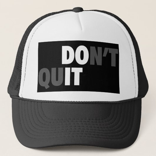 DOE HET (STOP NIET) - Motivatie Trucker Pet (Voorkant)