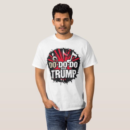 Doe het Trump Mannen basic T-shirt (Voorkant volledig)