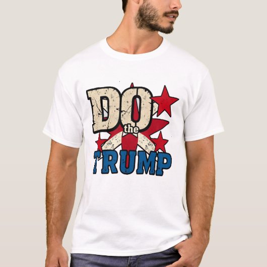 Doe het Trump Mannen basic T-shirt (Voorkant)