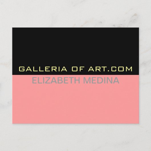 DOE HET U ZELF ~ Briefkaart / Uitnodiging (Voorkant)