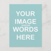 DOE HET U ZELF ~ Briefkaart / Uitnodiging (Voorkant)