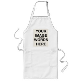 DOE HET U ZELF - Lange Adult Apron Lang Schort