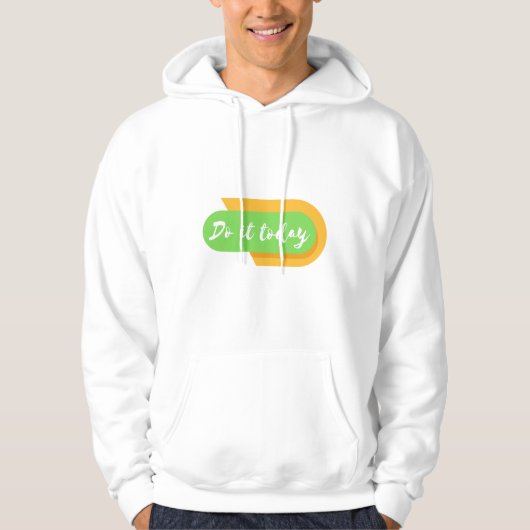 doe het vandaag hoodie (Voorkant)
