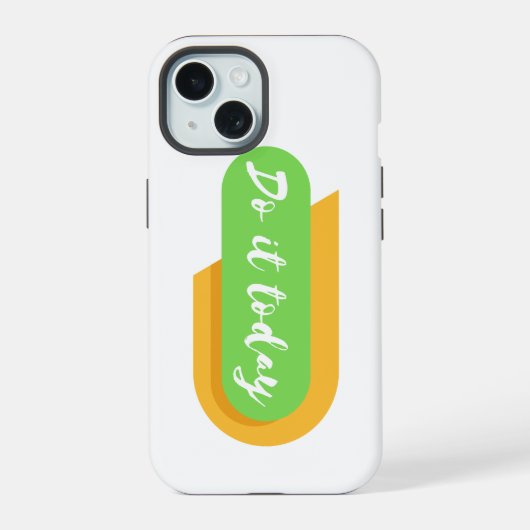 Doe het vandaag nog iPhone 15 case (Achterkant)