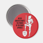 "Doe het volledige pantser aan" Magneet (Voorkant / Achterkant)