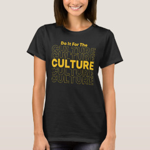 Doe het voor de Afrikaanse culturele pride Black T-shirt