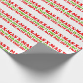 Doe het voor de hos — Vakantiedagen Humor Cadeaupapier (Hoek)