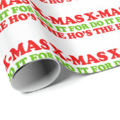 Doe het voor de hos — Vakantiedagen Humor Cadeaupapier (Rol Hoek)