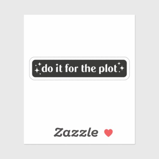 Doe het voor de plot sticker (Vel)