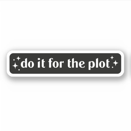 Doe het voor de plot sticker (Voorkant)