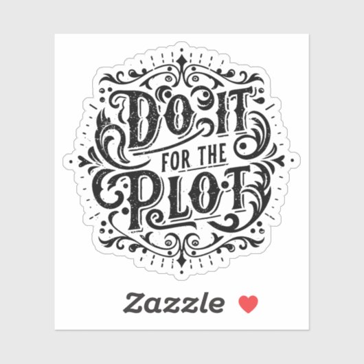 Doe het voor de plot sticker (Vel)