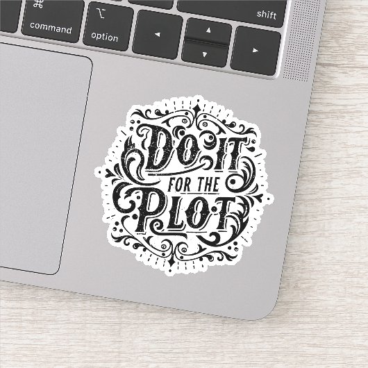 Doe het voor de plot sticker (Detail)