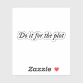 Doe het voor de plot sticker (Vel)