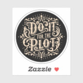 Doe het voor de plot sticker (Vel)