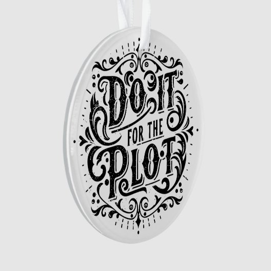 Doe het voor het plot boekachtige gothic ornament (voorkant)