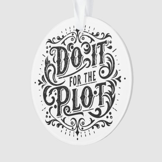 Doe het voor het plot boekachtige gothic ornament (voorkant)