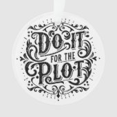 Doe het voor het plot boekachtige gothic ornament (voorkant)