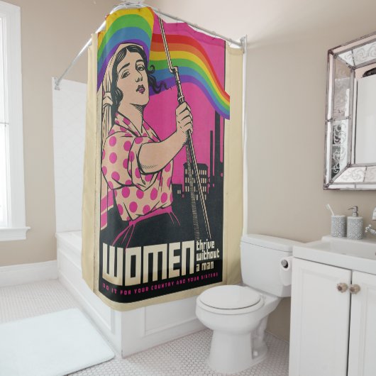  doe het voor je zusjes douchegordijn (In situ)