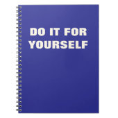 Doe het voor jezelf dagboek Motivatie Quote Notitieboek (Voorkant)