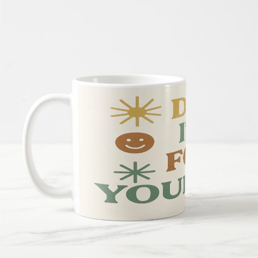 Doe het voor jezelf koffiemok (Links)
