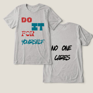 "Doe het voor jezelf – Motiverende Quote T-shirt
