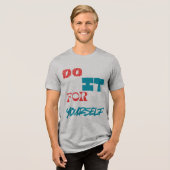"Doe het voor jezelf – Motiverende Quote T-shirt (Voorkant volledig)
