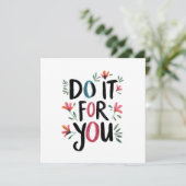 Doe het voor jou kaart (Staand voorkant)