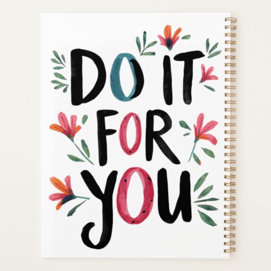 Doe het voor jou planner (Achterkant)