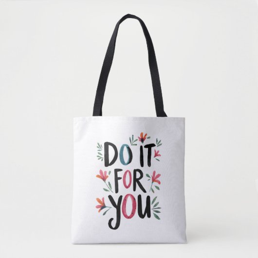 Doe het voor jou tote bag (Voorkant)