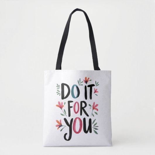 Doe het voor jou tote bag (Voorkant)
