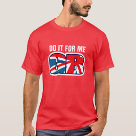 DOE HET VOOR ME GB unijack t-shirt