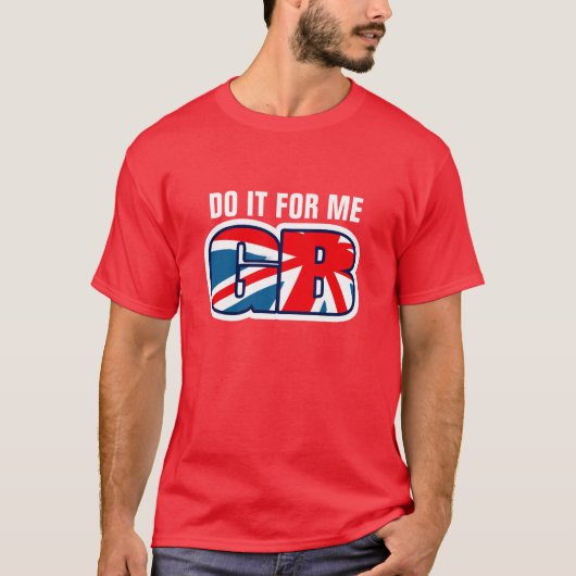 DOE HET VOOR ME GB unijack t-shirt (Voorkant)