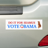 Doe het voor Seamus bumper sticker (Op auto)