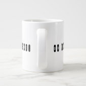 Doe het werk, God zal zorgen. Grote Koffiekop (Achterkant)