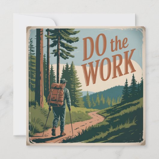 Doe Het Werk Notitiekaartje (Voorkant)