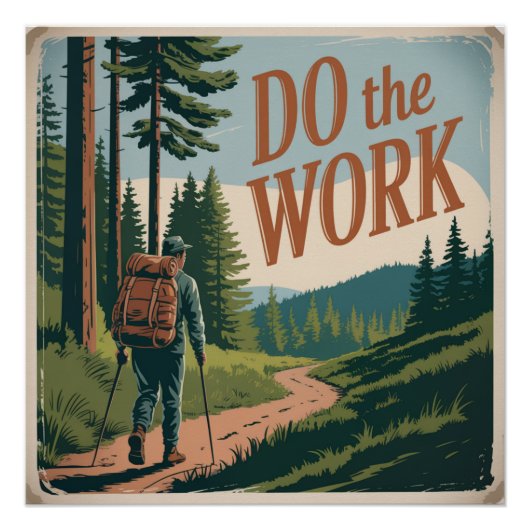 Doe Het Werk Perfect Poster (Voorkant)