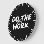Doe het werk - succes Hustle Gym Motivatie Grote Klok (Hoek)