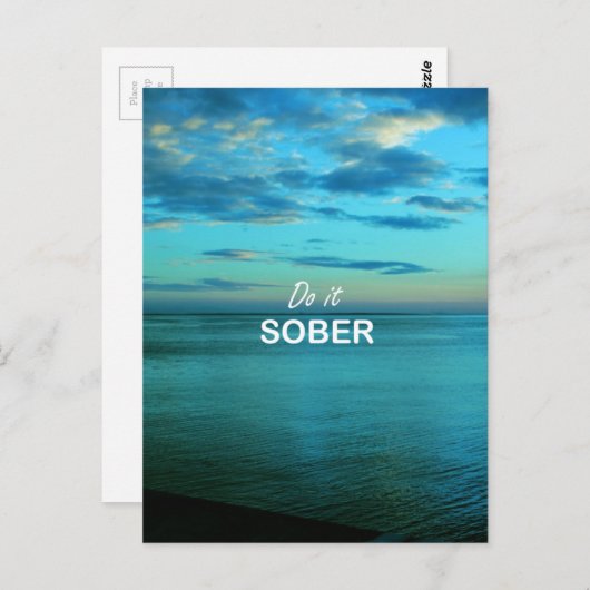 Doe het zacht briefkaart (Voorkant / Achterkant)