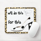 Doe het - zal voor schoten koken muismat (Met muis)